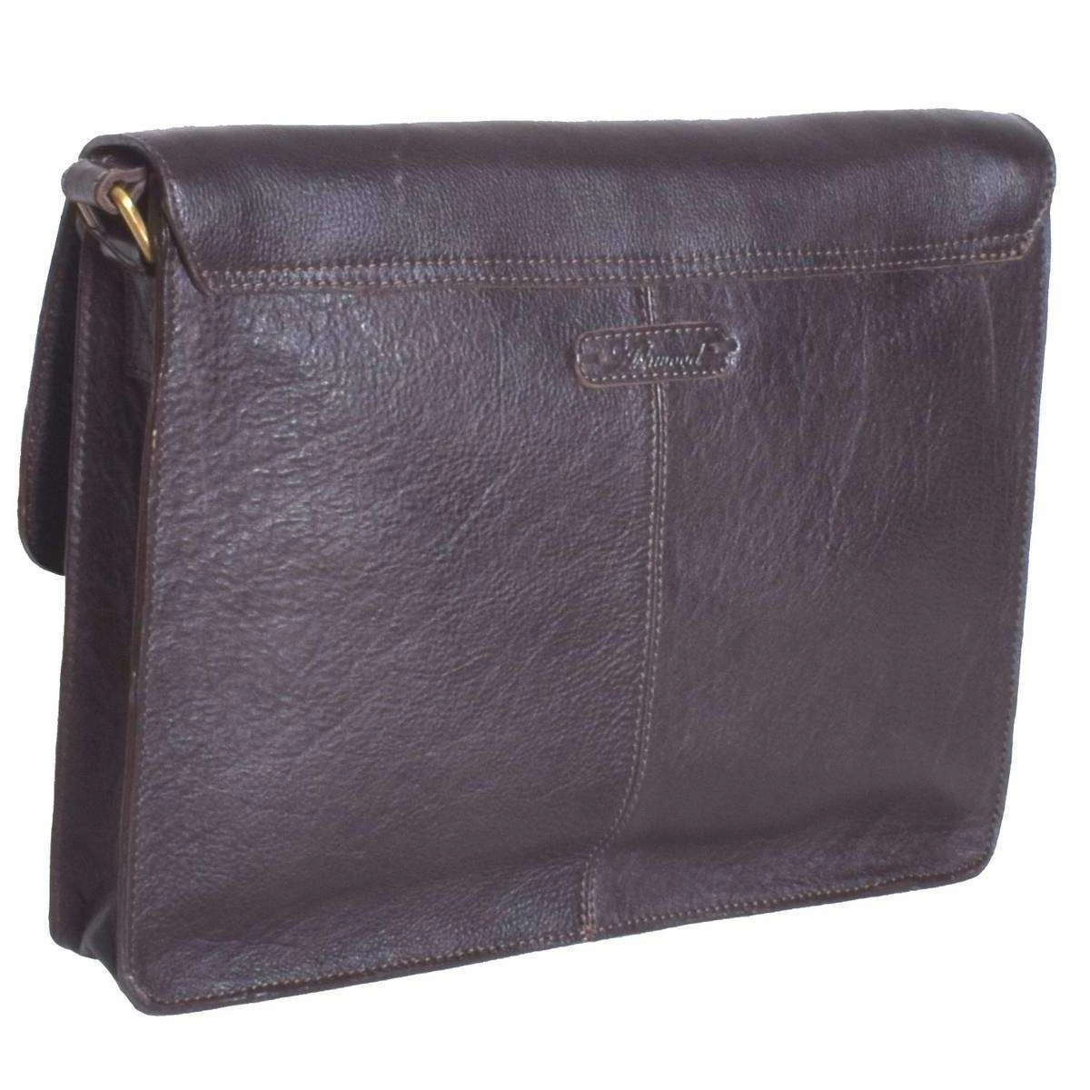 Ashwood Leather Chelsea Veg Tan Josh Satchel Bag - Brown - Image 2