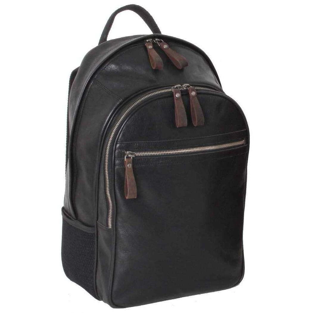 Ashwood Leather Stratford Milled VT Leather Rucksack - Black
