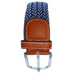 Bassin And Brown Chevron Woven Belt - Blue/White -Roka Canfield B Shop bassin and brown chevron woven belt bluewhite 31009154