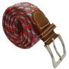 Bassin And Brown Elasticated Woven Belt - Multi-colour