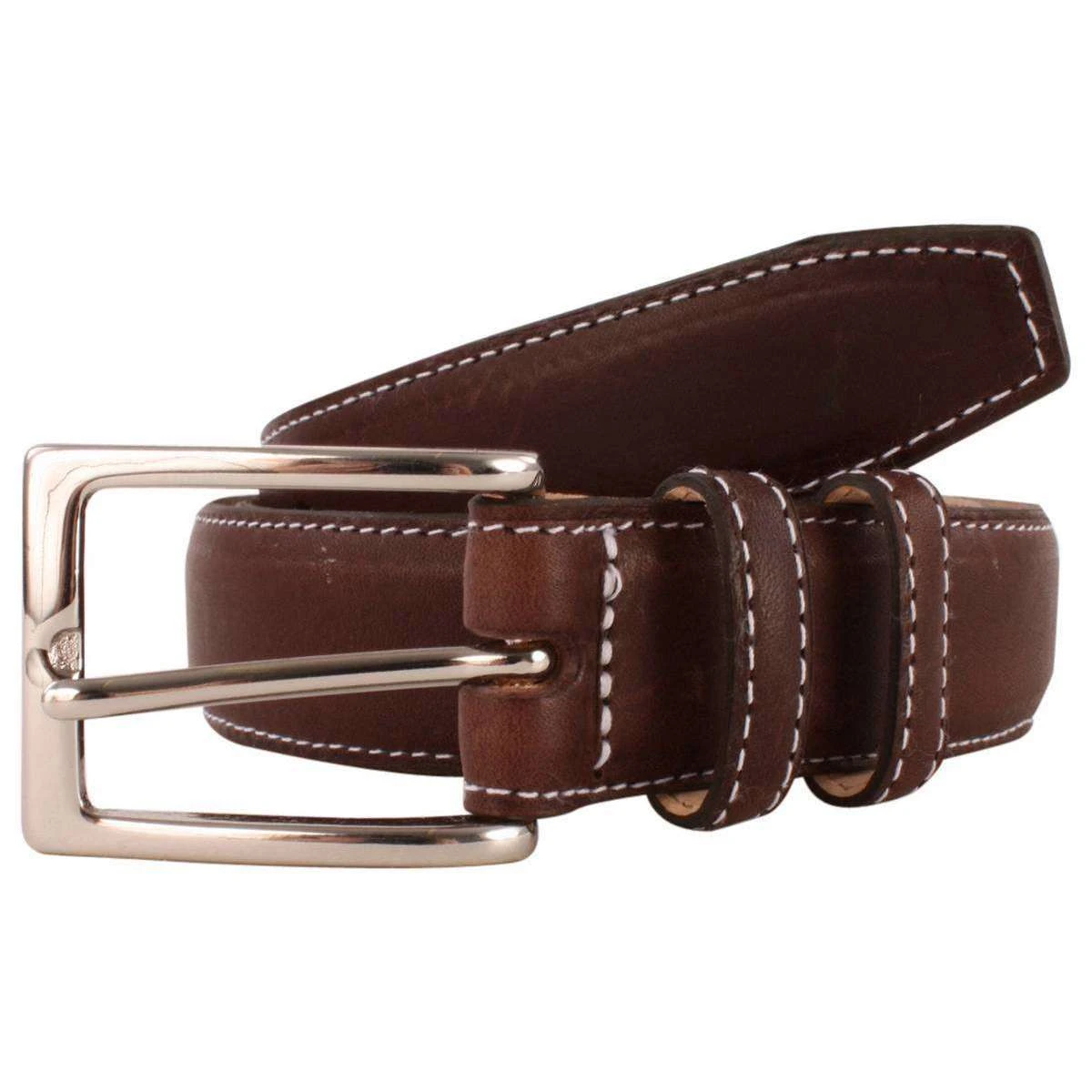 Bassin And Brown Leather Belt - Brown