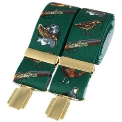 David Van Hagen Classic Hunting Fashion Brace - Green