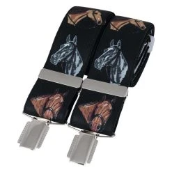 David Van Hagen Horses Braces - Black