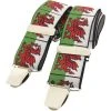 David Van Hagen Welsh Dragon Braces - White/Green/Red