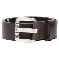 Diesel B Star II Leather Belt - Brown