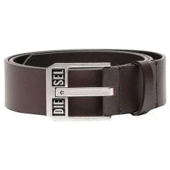 Diesel Bluestar II Leather Belt - Brown