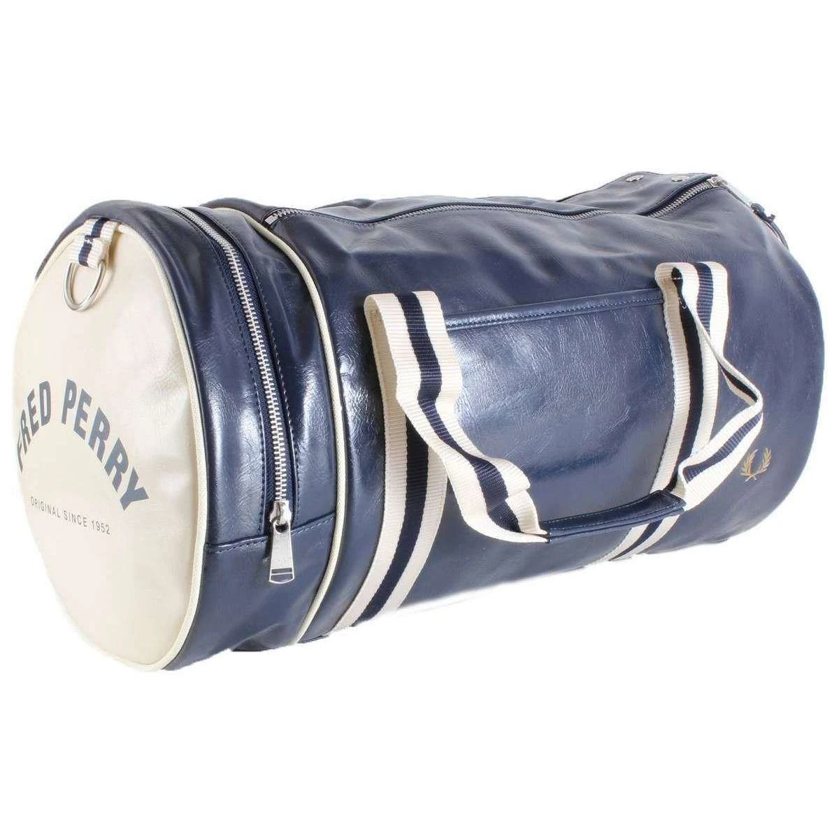 Fred Perry Classic Barrel Bag - Navy/Ecru - Image 5