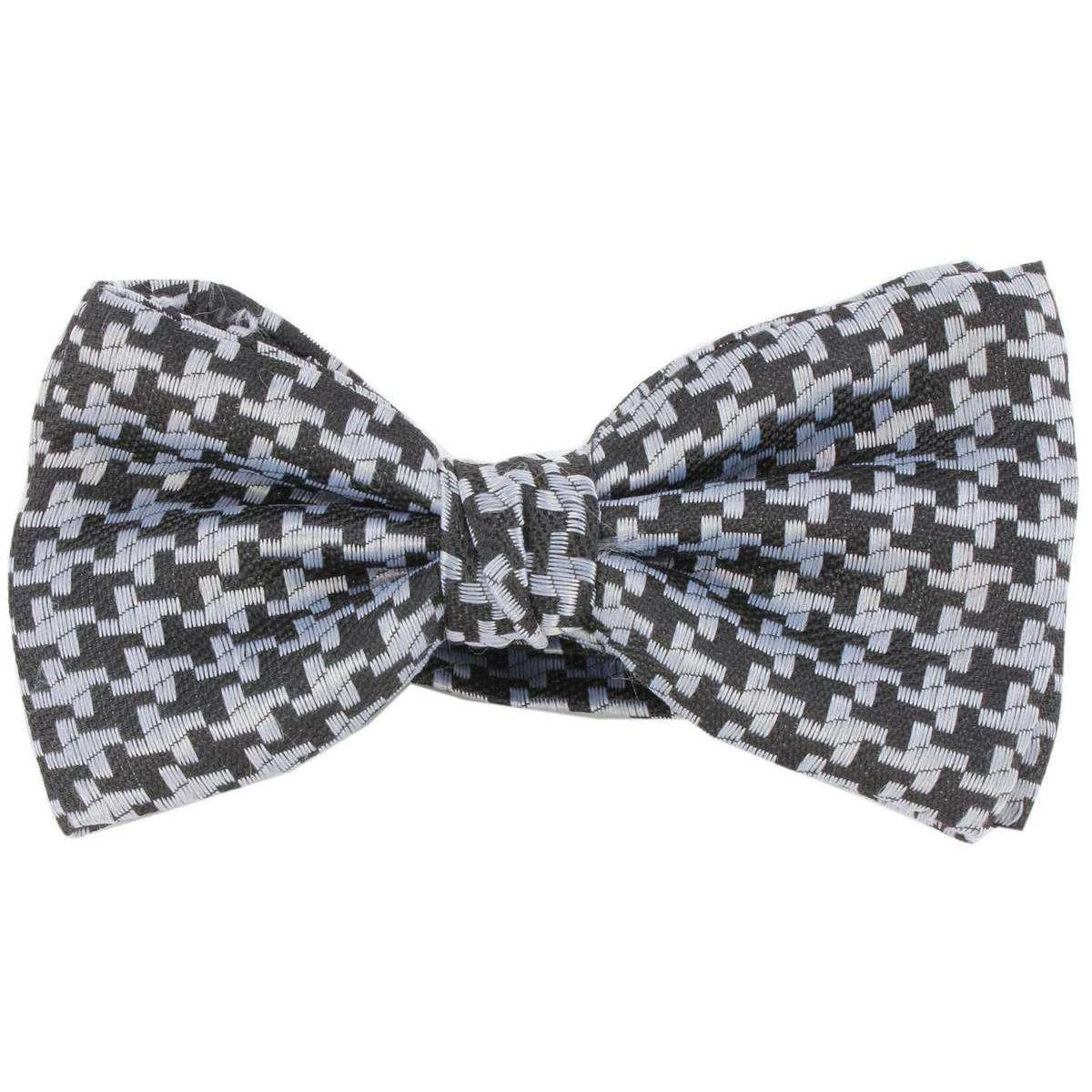 Knightsbridge Neckwear Bow Tie And Cummerbund Set - Black/Grey - Image 2