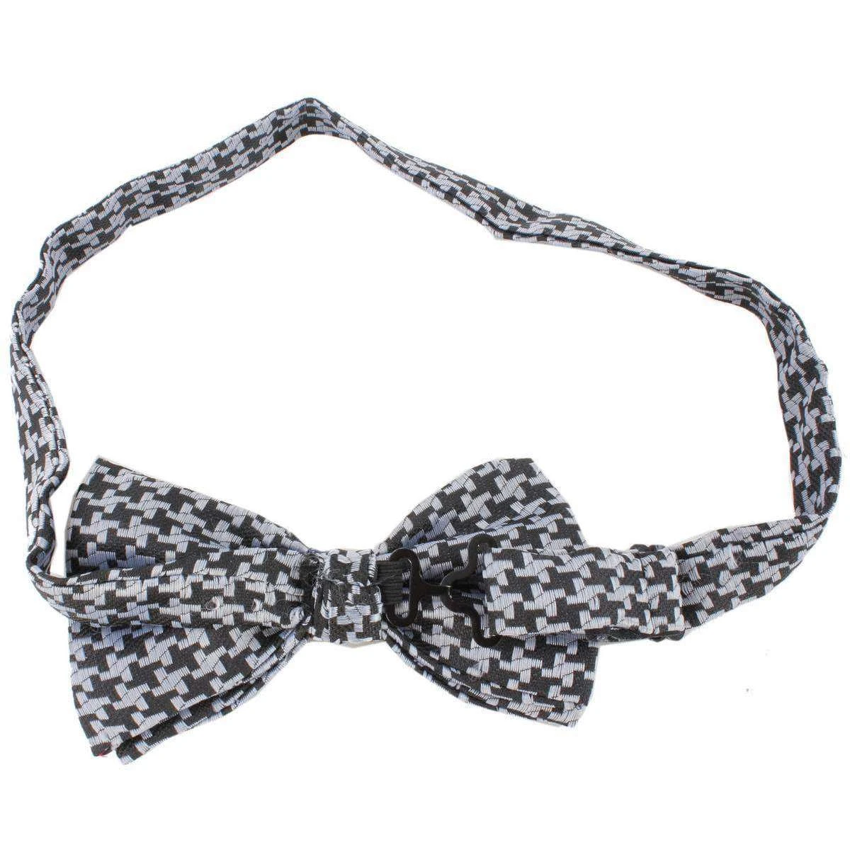Knightsbridge Neckwear Bow Tie And Cummerbund Set - Black/Grey - Image 3