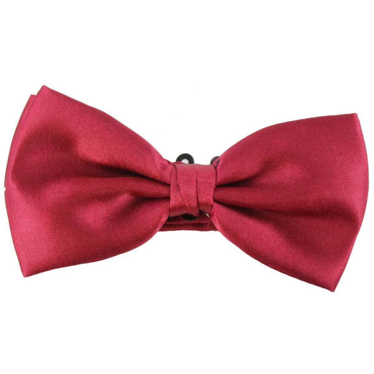 Knightsbridge Neckwear Bow Tie And Cummerbund Set - Wine - Image 2
