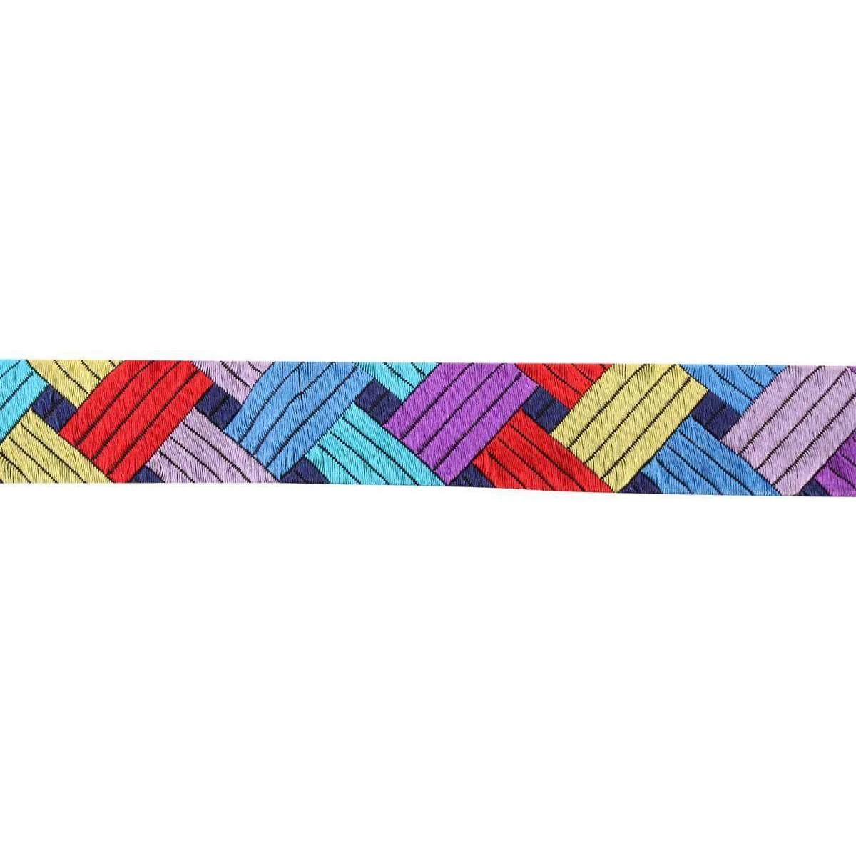 Knightsbridge Neckwear Rectangles Silk Bow Tie - Multi-colour - Image 3