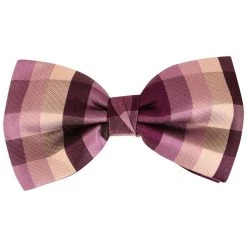 Knightsbridge Neckwear Squares Silk Bow Tie - Purple