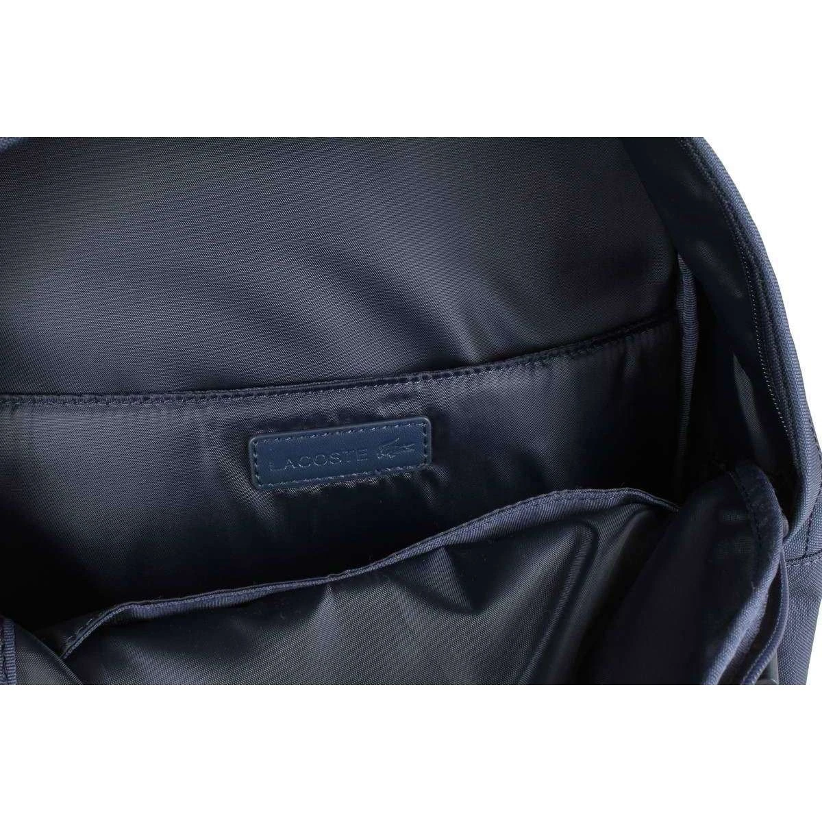 Lacoste Neocroc Canvas Backpack - Marine Navy - Image 5