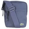 Lacoste Neocroc Canvas Vertical Zip Crossbody Bag - Marine Navy