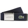 Lacoste Webbed Belt - Marine