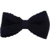 Michelsons Of London Silk Knitted Bow Tie - Navy