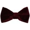Michelsons Of London Velvet Bow Tie - Red