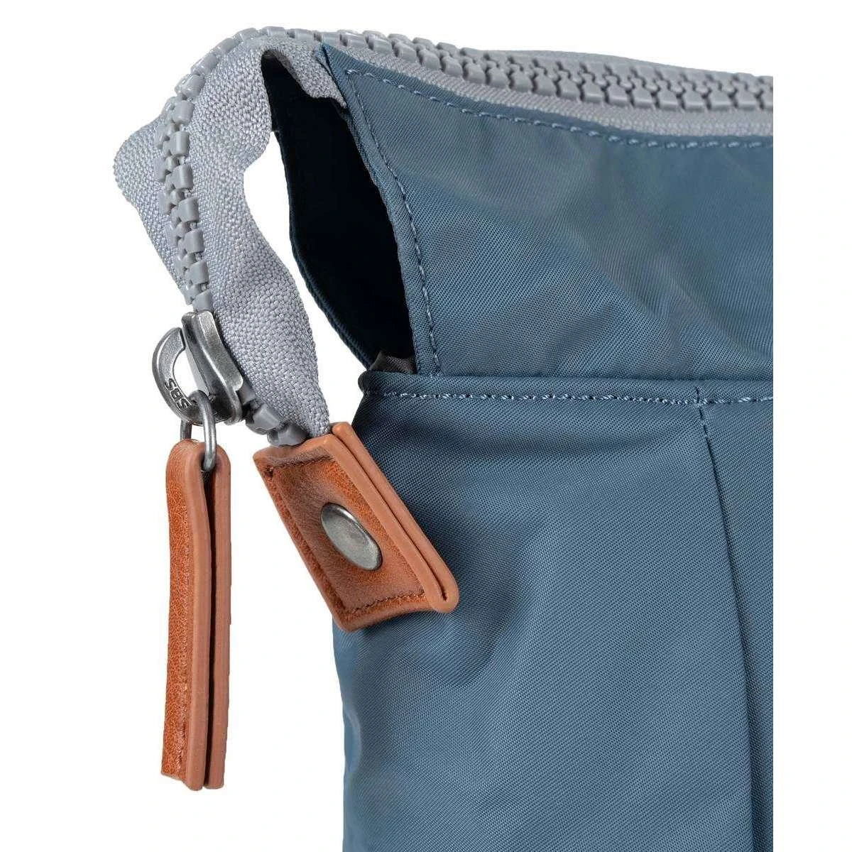 Roka Bantry B Large Sustainable Nylon Backpack - Airforce Blue - Image 7