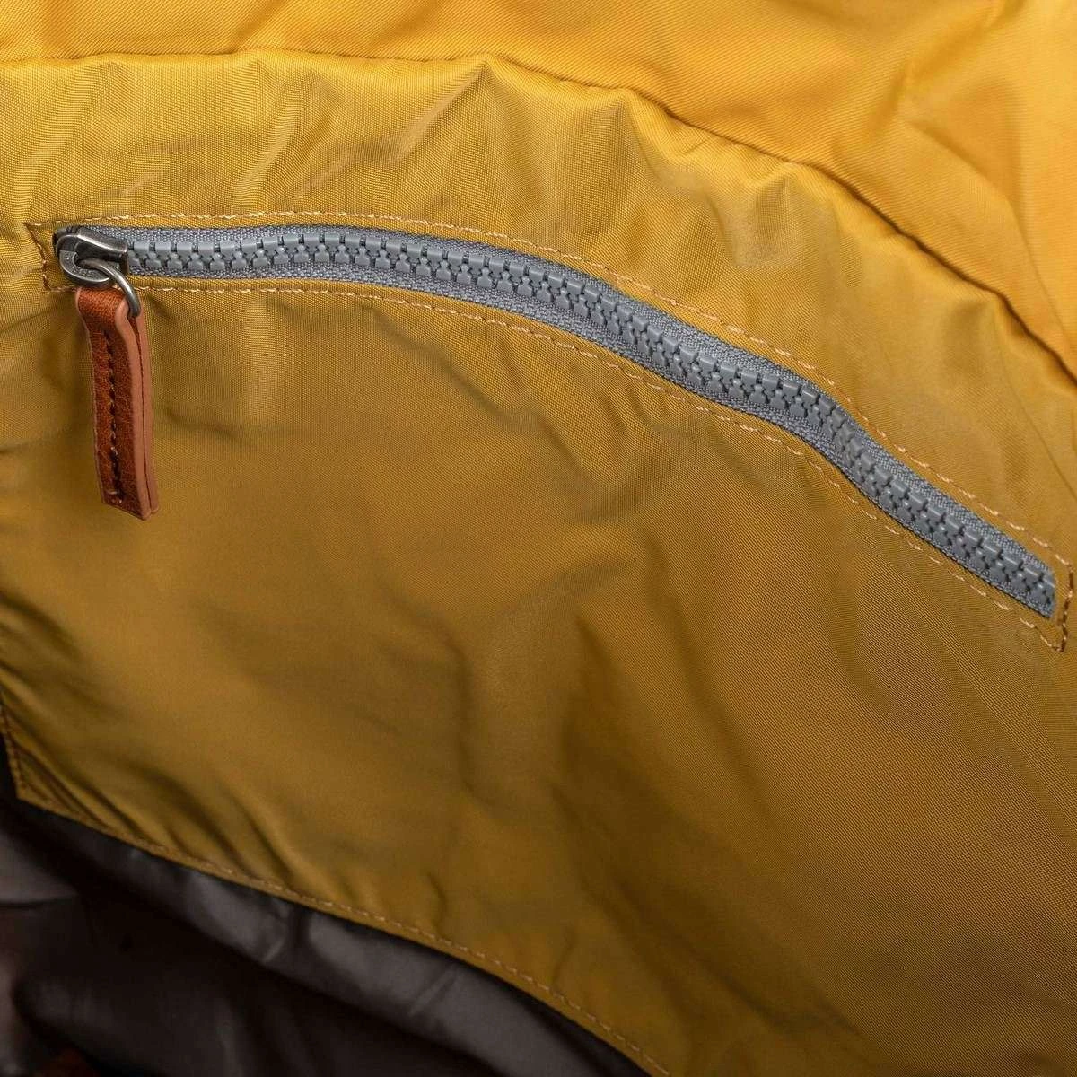 Roka Bantry B Large Sustainable Nylon Backpack - Corn Yellow - Image 5