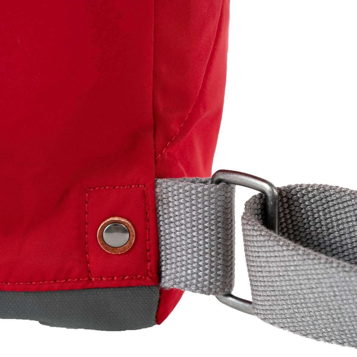 Roka Bantry B Large Sustainable Nylon Backpack - Cranberry Red - Image 6