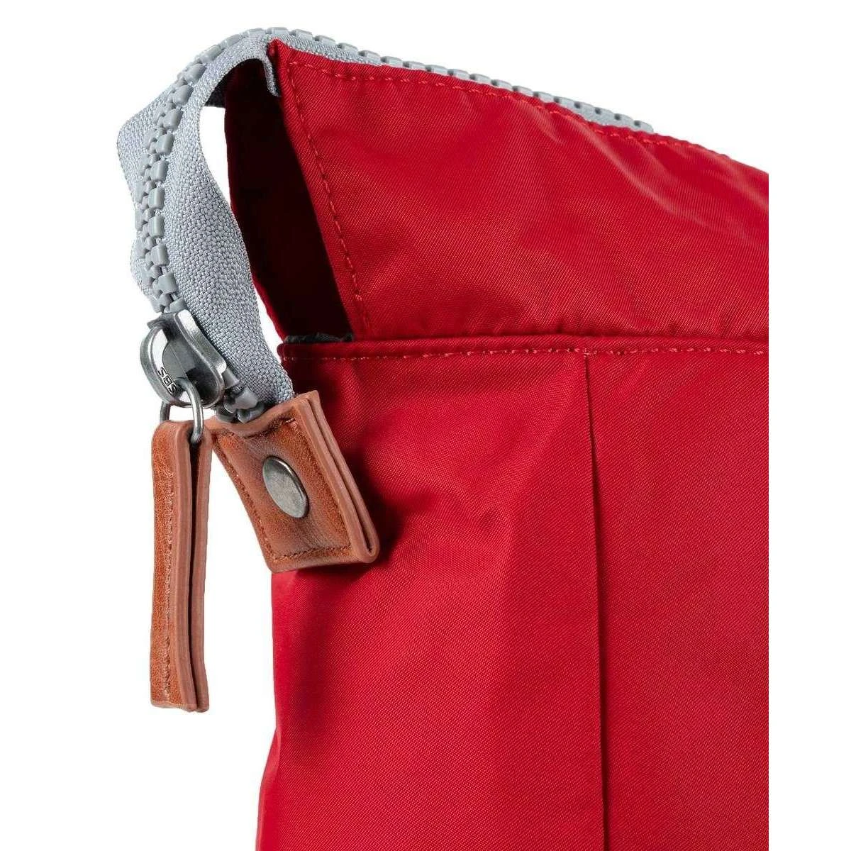 Roka Bantry B Large Sustainable Nylon Backpack - Cranberry Red - Image 7