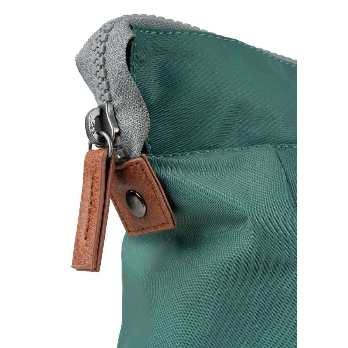 Roka Bantry B Large Sustainable Nylon Backpack - Sage Green - Image 6