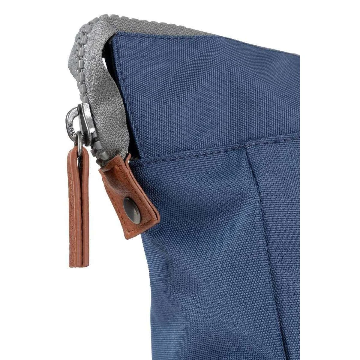 Roka Bantry B Medium Sustainable Canvas Backpack - Burnt Blue - Image 6