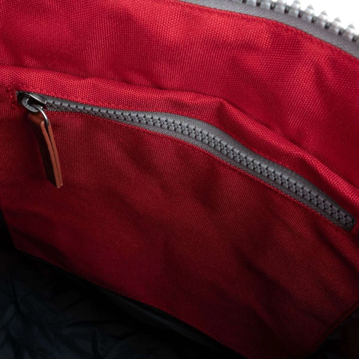 Roka Bantry B Medium Sustainable Canvas Backpack - Mars Red - Image 5