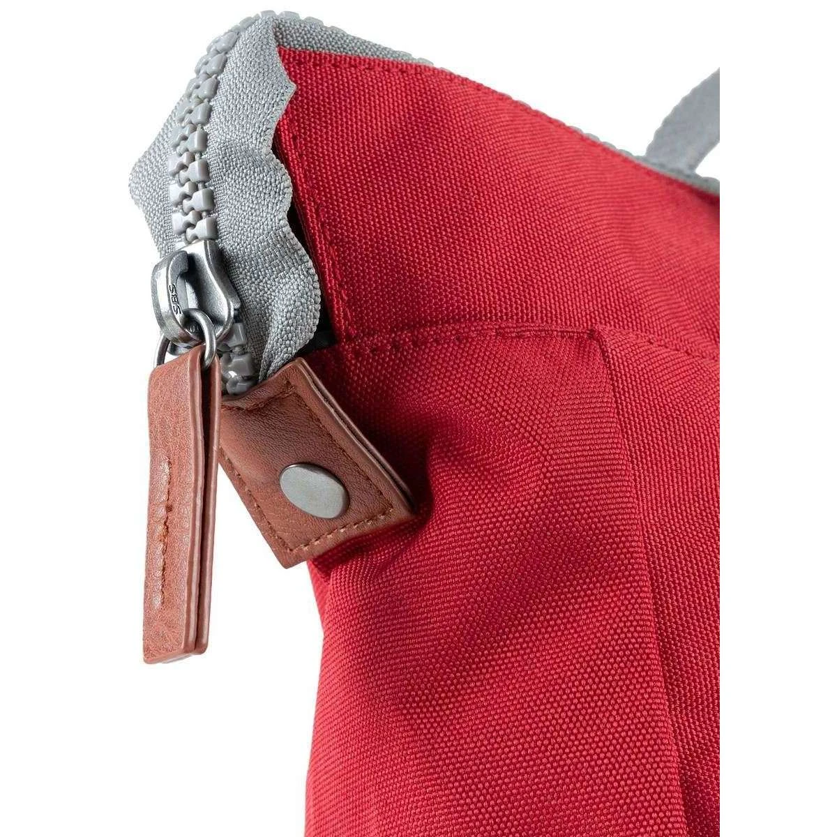 Roka Bantry B Medium Sustainable Canvas Backpack - Mars Red - Image 7