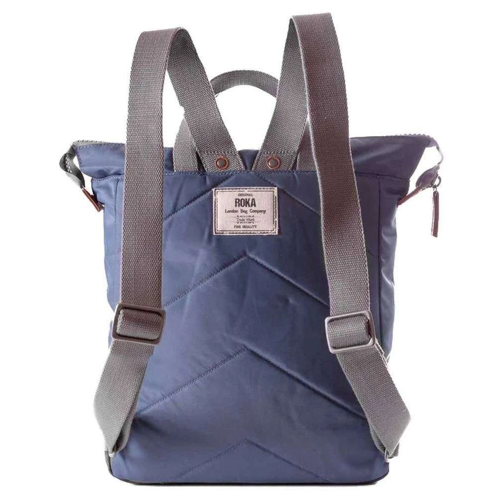 Roka Bantry B Medium Sustainable Nylon Backpack - Airforce Navy - Image 3