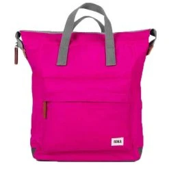 Roka Bantry B Medium Sustainable Nylon Backpack - Candy Pink