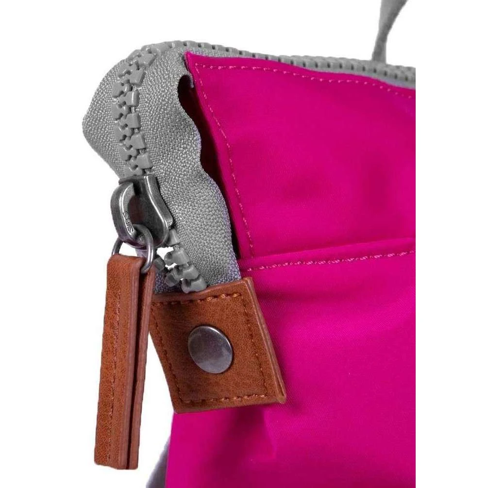 Roka Bantry B Medium Sustainable Nylon Backpack - Candy Pink - Image 7