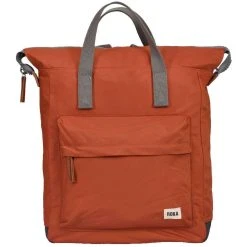 Roka Bantry B Medium Sustainable Nylon Backpack - Ginger Orange