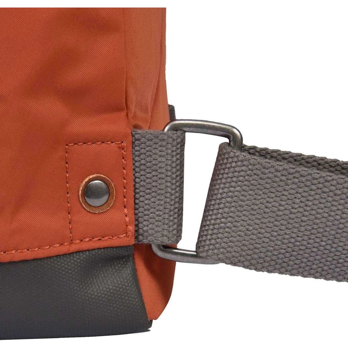 Roka Bantry B Medium Sustainable Nylon Backpack - Ginger Orange - Image 6