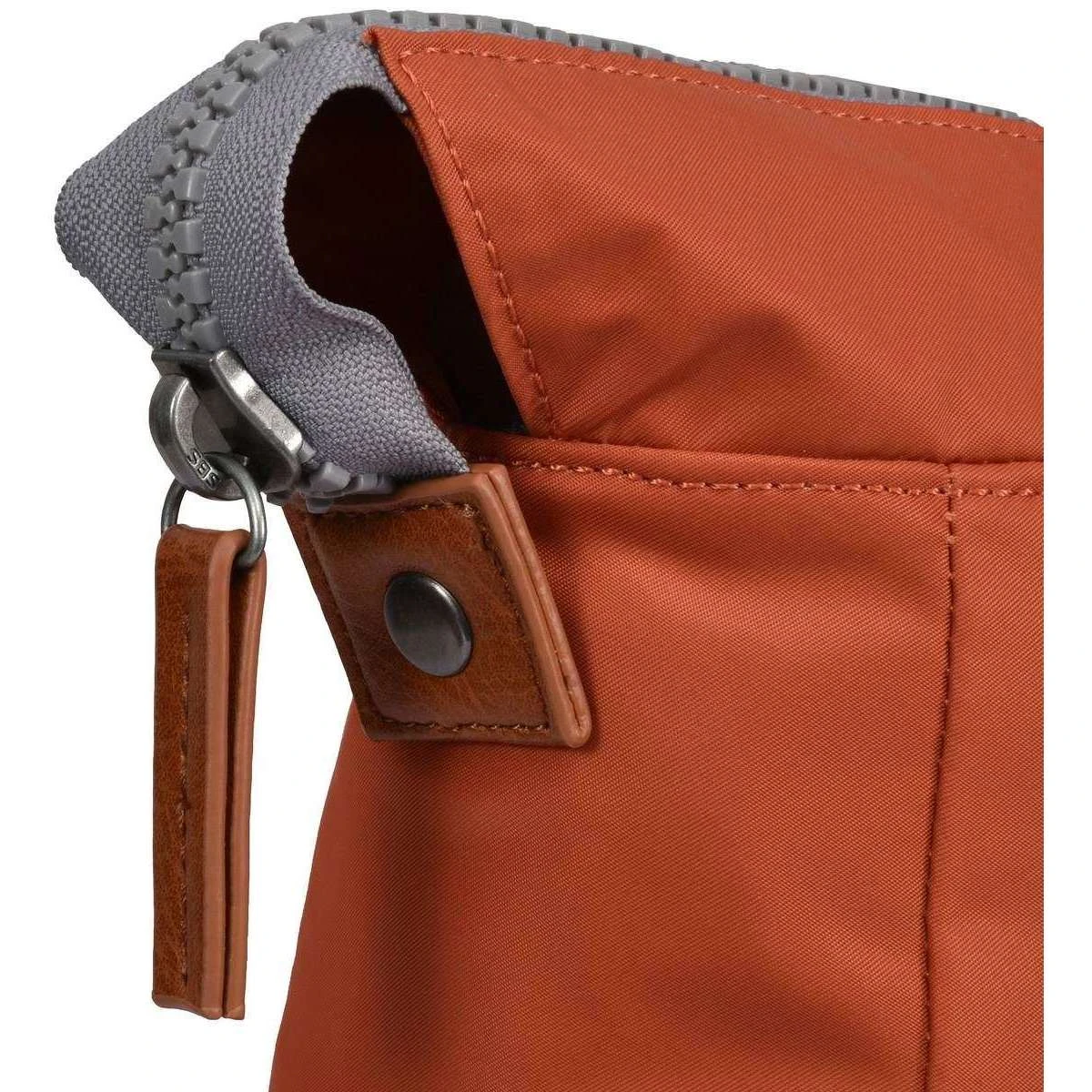 Roka Bantry B Medium Sustainable Nylon Backpack - Ginger Orange - Image 7