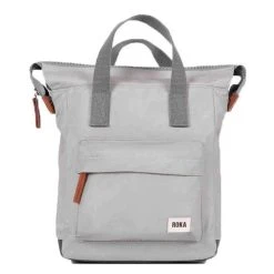 Roka Bantry B Medium Sustainable Nylon Backpack - Mist Grey