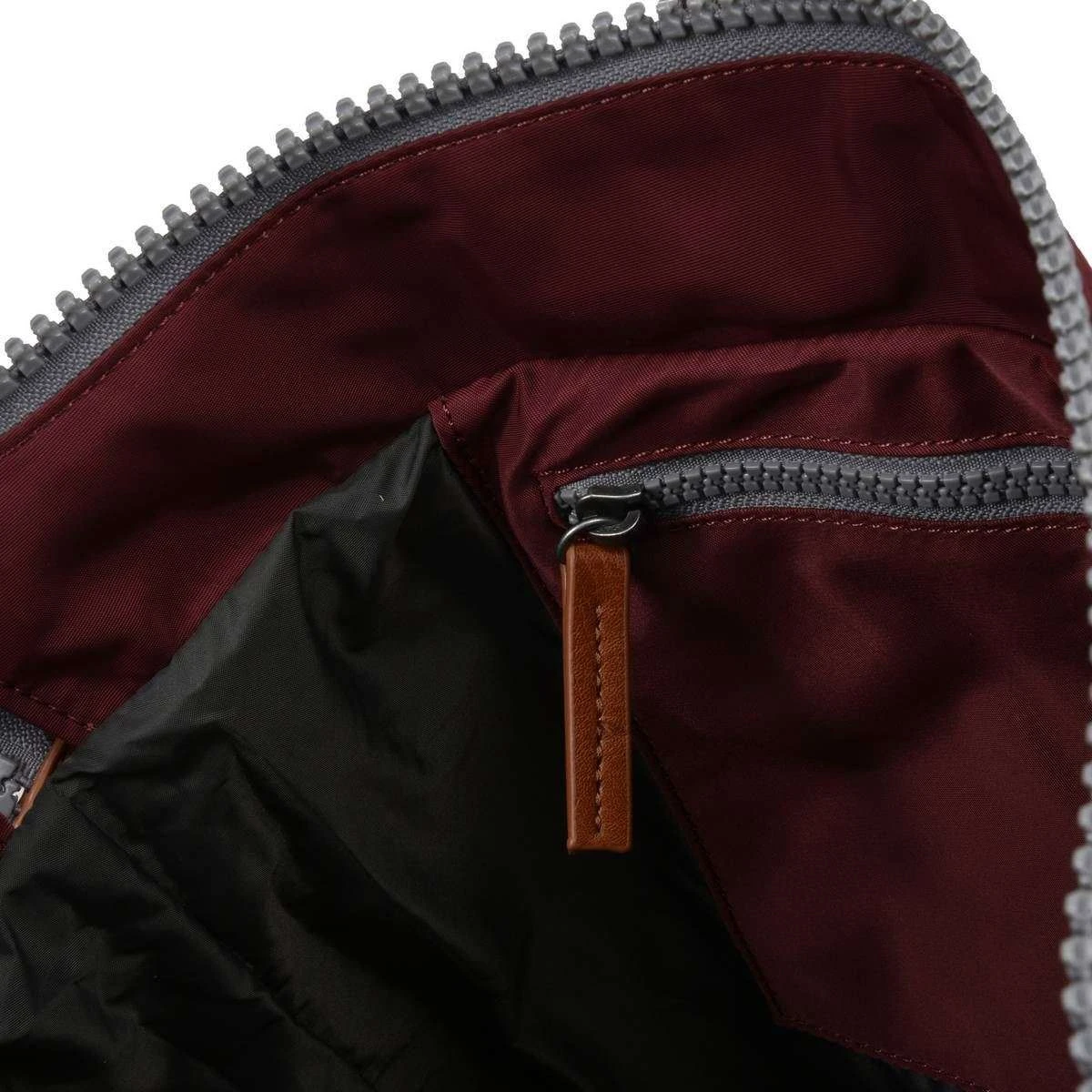 Roka Bantry B Medium Sustainable Nylon Backpack - Port Red - Image 3