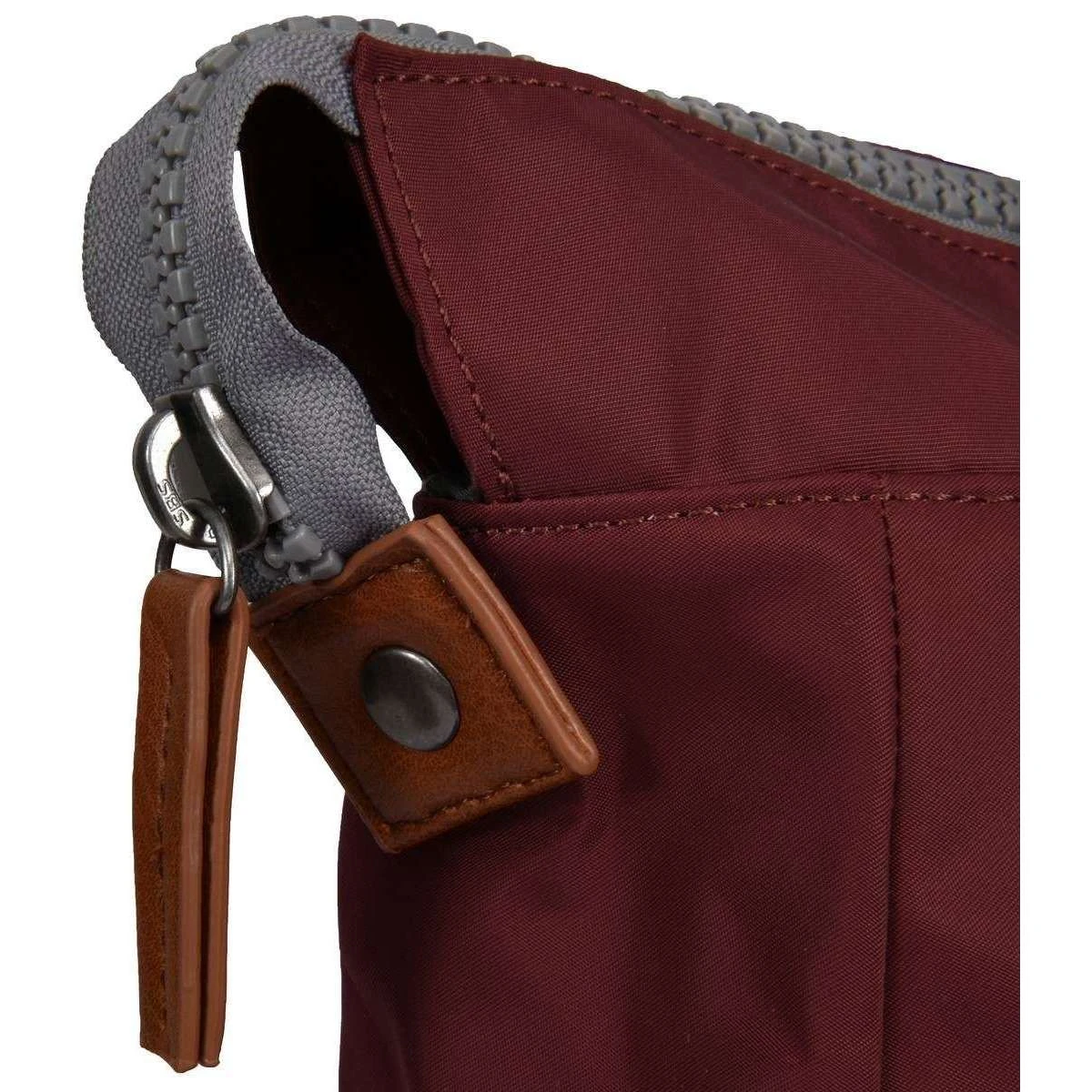 Roka Bantry B Medium Sustainable Nylon Backpack - Port Red - Image 7