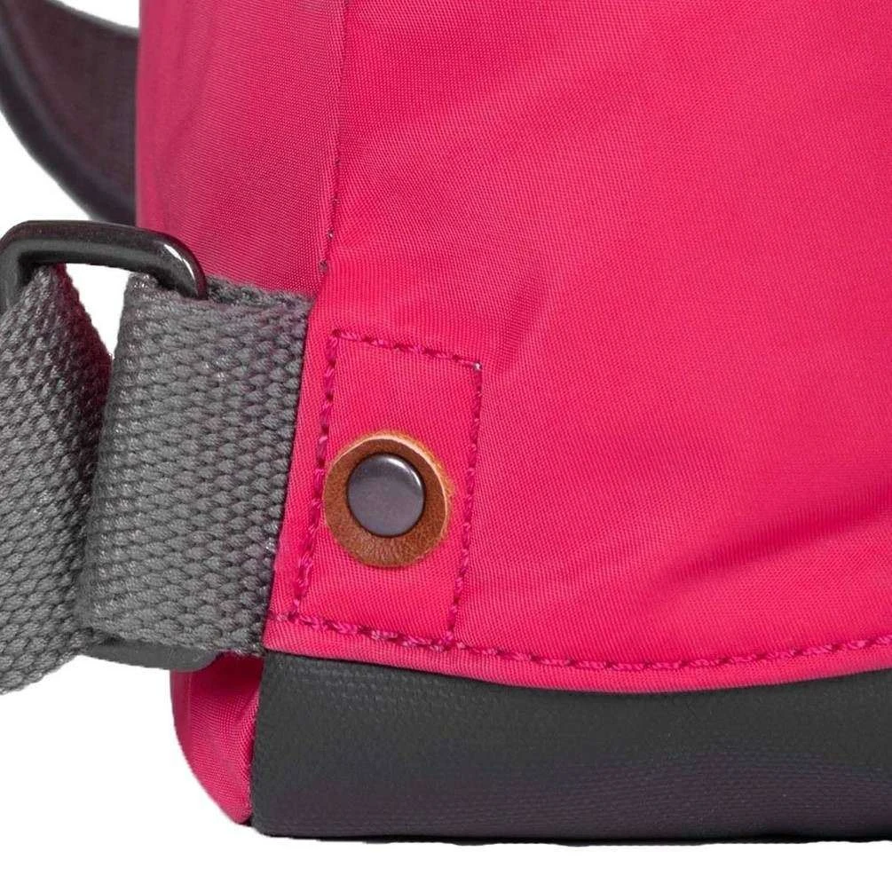 Roka Bantry B Medium Sustainable Nylon Backpack - Raspberry Pink - Image 4