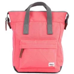 Roka Bantry B Small Sustainable Canvas Backpack - Coral Pink