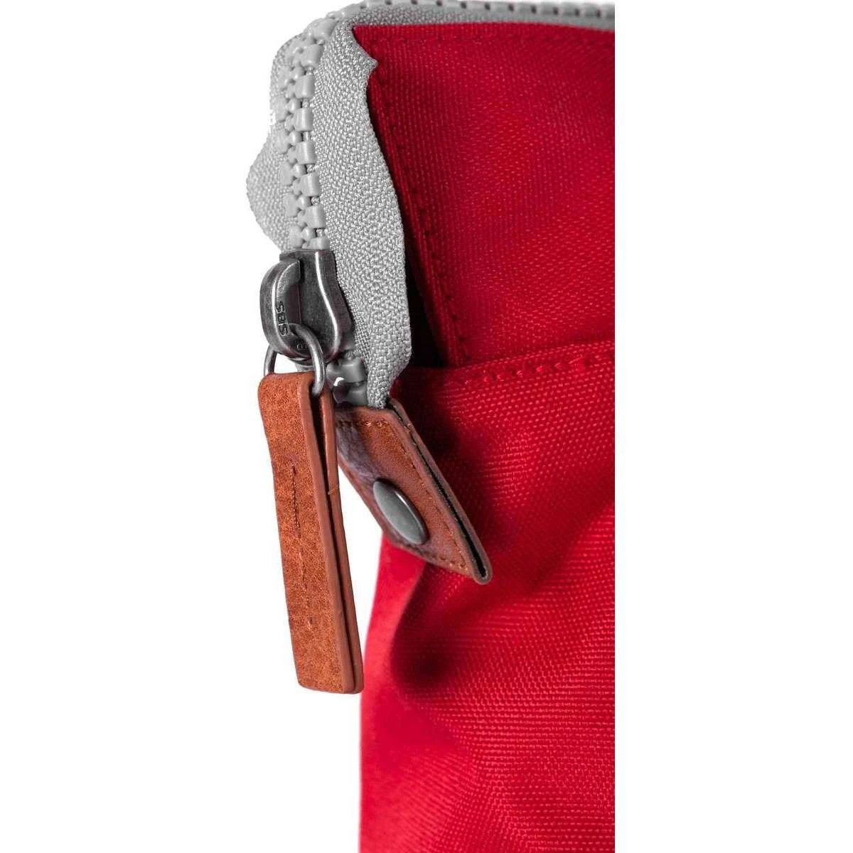 Roka Bantry B Small Sustainable Canvas Backpack - Mars Red - Image 7