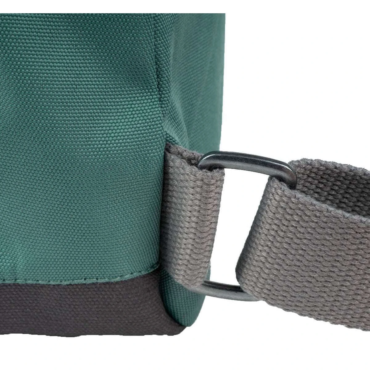 Roka Bantry B Small Sustainable Canvas Backpack - Sage Green - Image 5