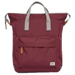 Roka Bantry B Small Sustainable Canvas Backpack - Sienna Burgundy