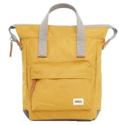 Roka Bantry B Small Sustainable Nylon Backpack - Corn Yellow
