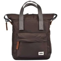 Roka Bantry B Small Sustainable Nylon Backpack - Dark Chocolate