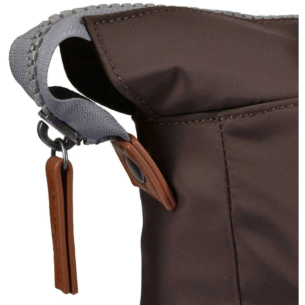 Roka Bantry B Small Sustainable Nylon Backpack - Dark Chocolate - Image 7