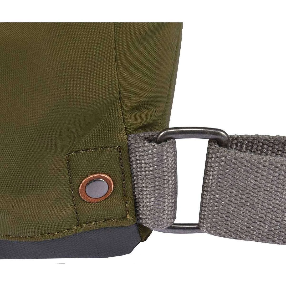 Roka Bantry B Small Sustainable Nylon Backpack - Military Green - Image 6