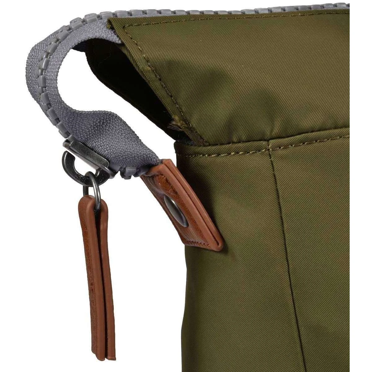 Roka Bantry B Small Sustainable Nylon Backpack - Military Green - Image 7