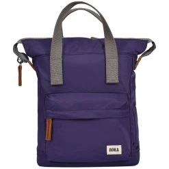 Roka Bantry B Small Sustainable Nylon Backpack - Mulberry Purple