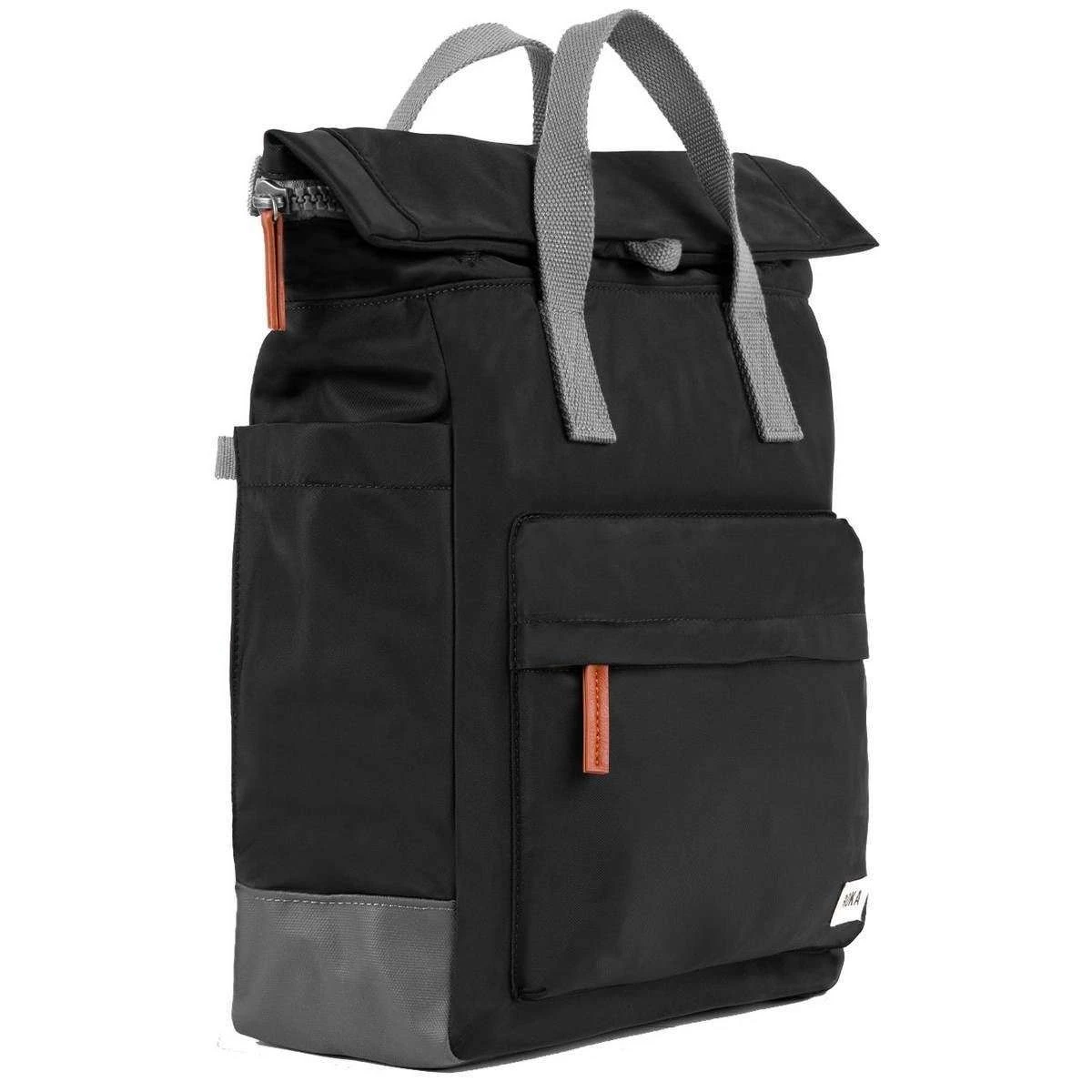 Roka Bayswater B Medium Sustainable Nylon Backpack - Black - Image 4